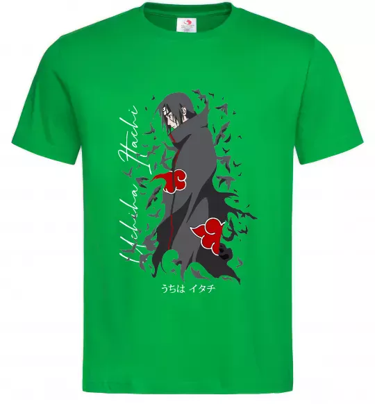 Чоловіча футболка Uchiha Itachi Зелений фото