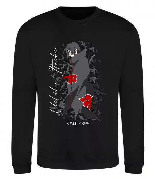 Світшот Uchiha Itachi Чорний фото