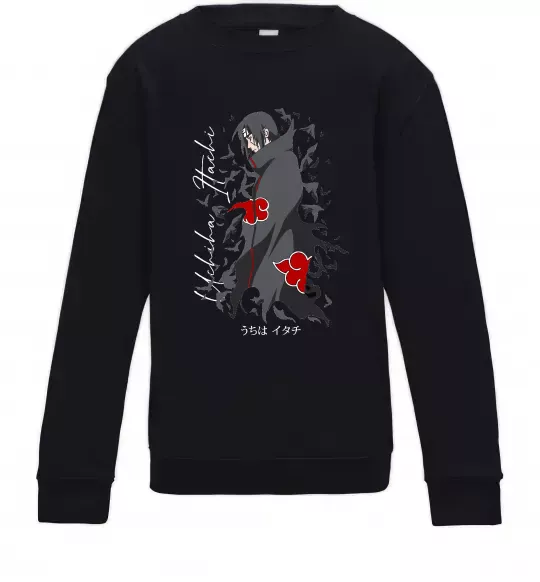 Дитячий світшот Uchiha Itachi Чорний фото