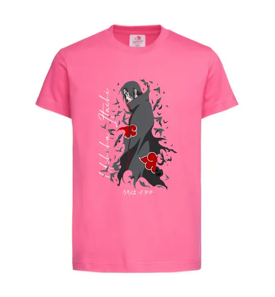 Детская футболка Uchiha Itachi Ярко-розовый фото