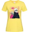 Жіноча футболка True pain true peace Лимонний Жіноча футболка True pain true peace Лимонний фото