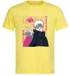Чоловіча футболка True pain true peace Лимонний фото