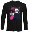 Лонгслив True pain true peace Черный фото