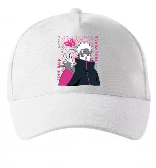 Кепка True pain true peace Білий фото