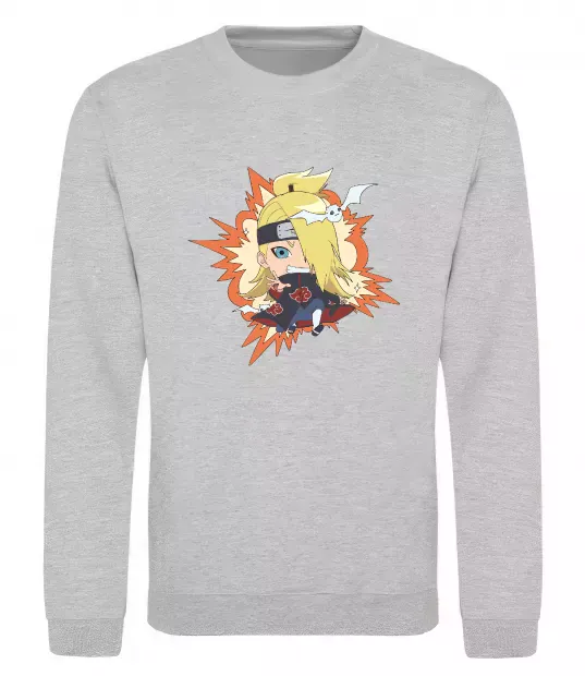 Світшот Tiny Deidara Сірий меланж фото