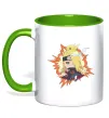 Чашка з кольоровою ручкою Tiny Deidara Зелений фото