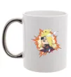 Чашка з кольоровою ручкою Tiny Deidara Срібло фото