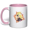 Чашка з кольоровою ручкою Tiny Deidara Ніжно рожевий фото
