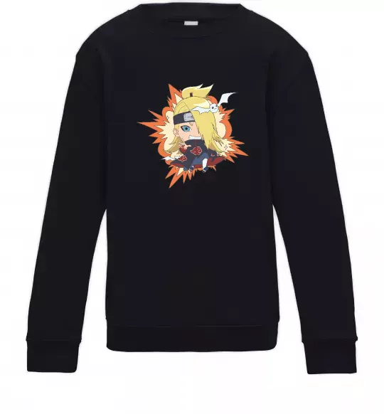 Детский Свитшот Tiny Deidara Черный фото