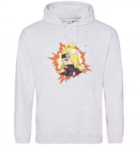 Женская толстовка (худи) Tiny Deidara Серый меланж фото