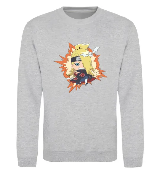 Світшот Tiny Deidara Сірий меланж фото