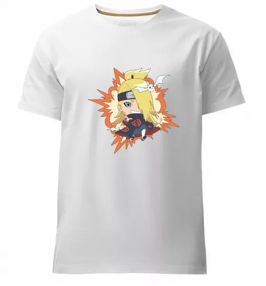 Мужская премиум футболка Tiny Deidara Белый фото