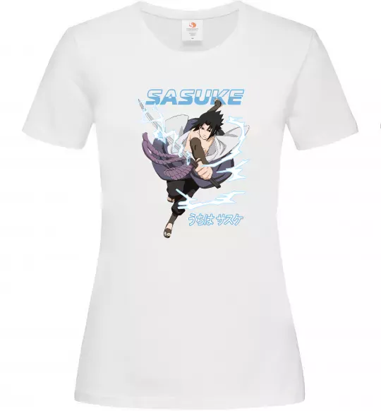 Женская футболка Sasuke Белый фото