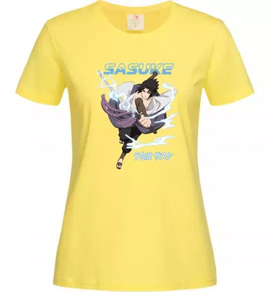 Женская футболка Sasuke Лимонный фото