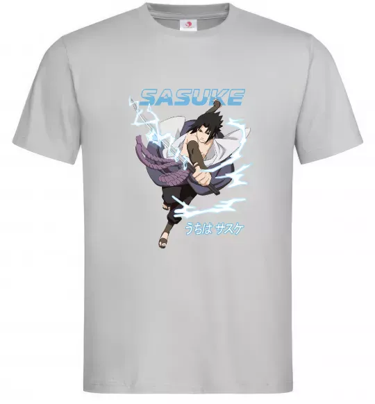Мужская футболка Sasuke Серый фото