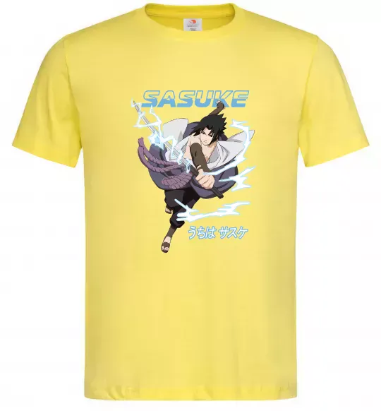 Мужская футболка Sasuke Лимонный фото