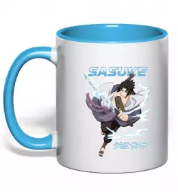 Чашка з кольоровою ручкою