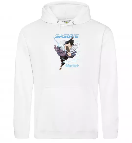 Женская толстовка (худи) Sasuke Белый фото
