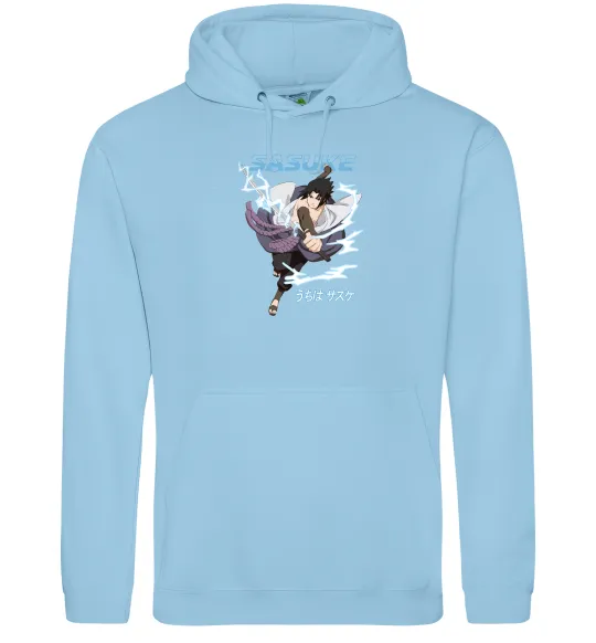 Женская толстовка (худи) Sasuke Голубой фото
