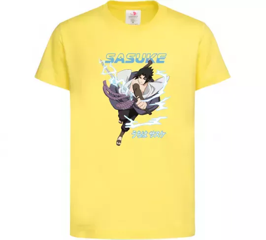Детская футболка Sasuke Лимонный фото