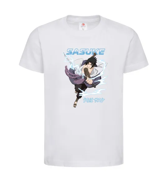 Дитяча футболка Sasuke Білий фото