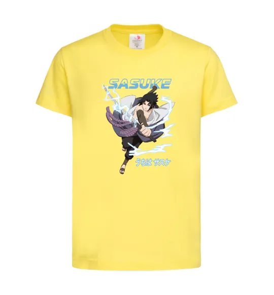 Дитяча футболка Sasuke Лимонний фото