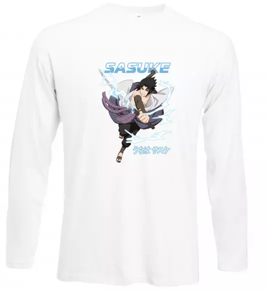 Лонгслив Sasuke Белый фото