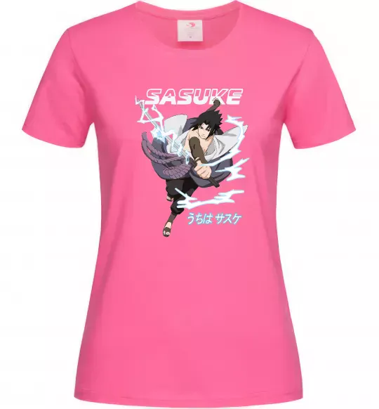 Женская футболка Sasuke Ярко-розовый фото