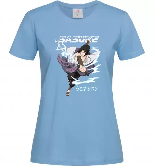 Женская футболка Sasuke Голубой фото