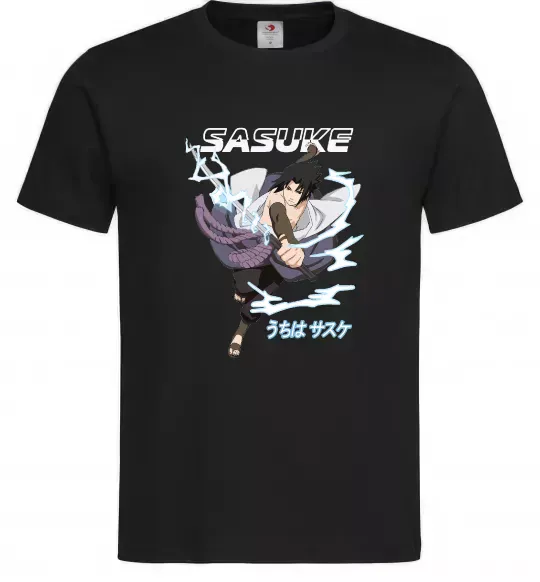 Мужская футболка Sasuke Черный фото