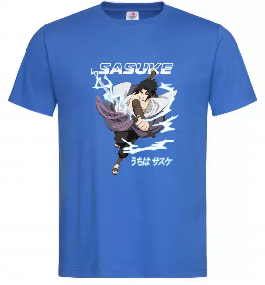Мужская футболка Sasuke Ярко-синий фото