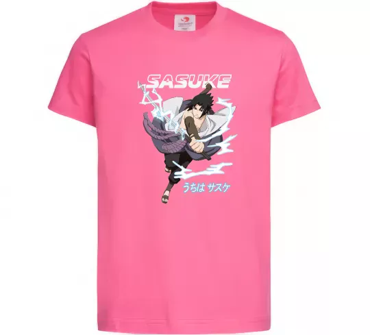 Детская футболка Sasuke Ярко-розовый фото