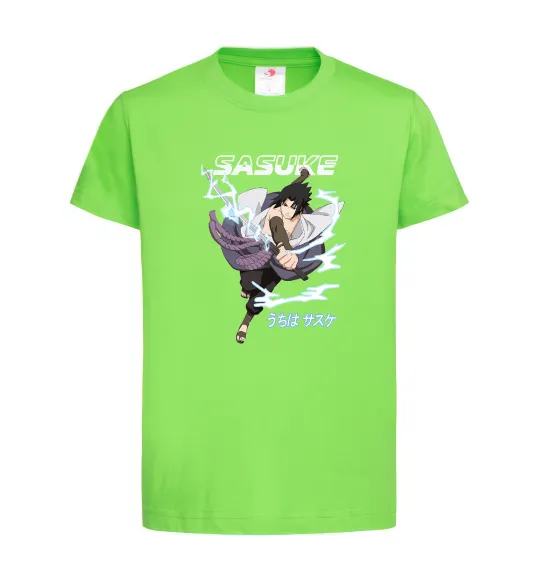 Дитяча футболка Sasuke Лаймовий фото
