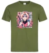 Чоловіча футболка Sakura Оливковий фото