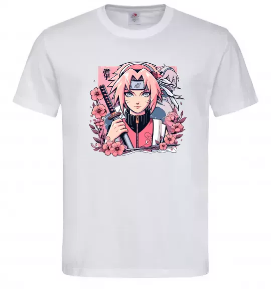 Чоловіча футболка Sakura Білий фото