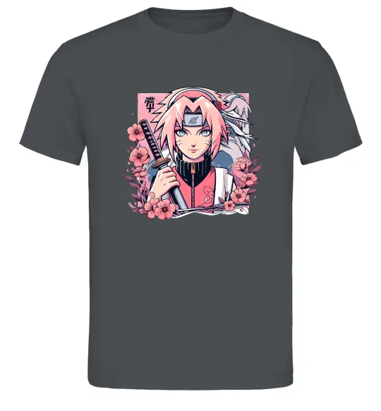 Чоловіча футболка Sakura Графіт фото