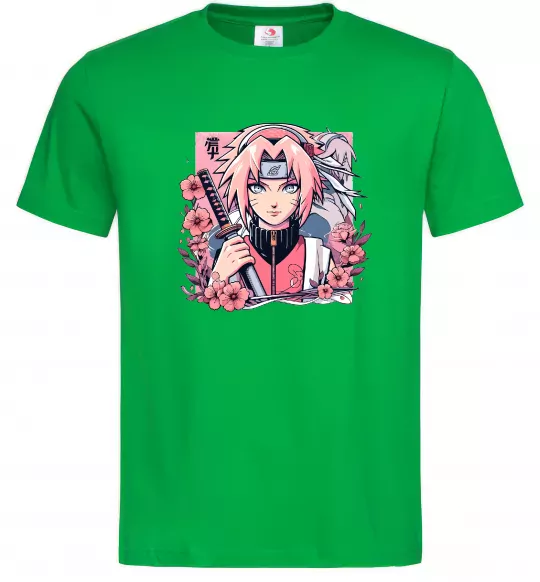 Чоловіча футболка Sakura Зелений фото
