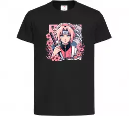 Детская футболка Sakura Черный фото