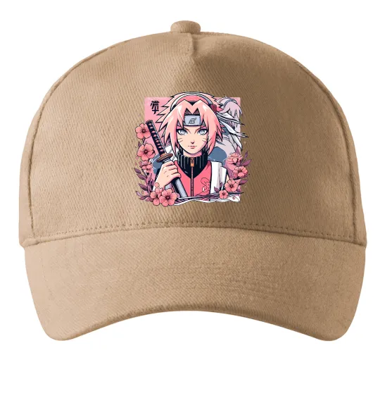 Кепка Sakura Песочный фото