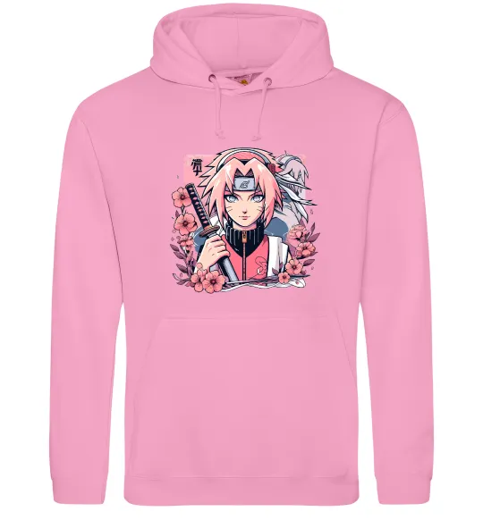 Мужская толстовка (худи) Sakura Розовый фото