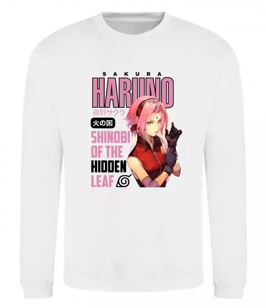 Свитшот Sakura Haruno Белый фото