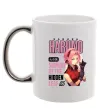 Чашка з кольоровою ручкою Sakura Haruno Срібло фото