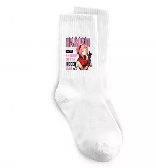 Носки Sakura Haruno Белый фото
