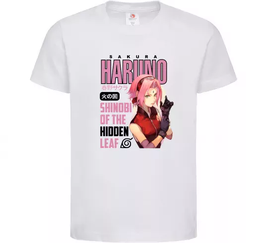 Детская футболка Sakura Haruno Белый фото