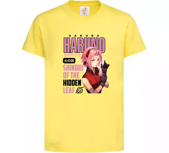 Детская футболка Sakura Haruno Лимонный фото