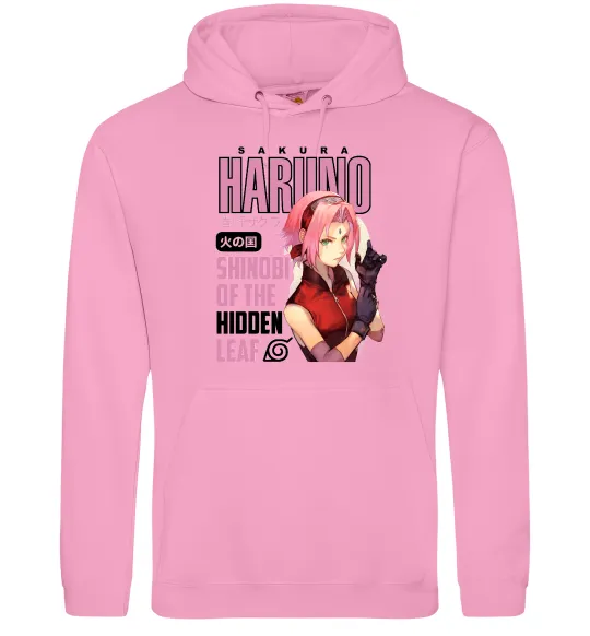 Мужская толстовка (худи) Sakura Haruno Розовый фото