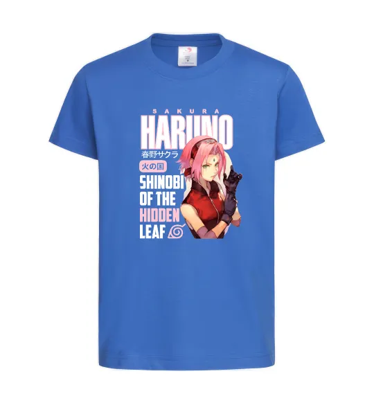 Детская футболка Sakura Haruno Ярко-синий фото