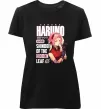 Женская премиум футболка Sakura Haruno Черный фото