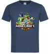 Мужская футболка Minecraft Темно-синий фото