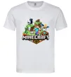 Мужская футболка Minecraft Белый фото